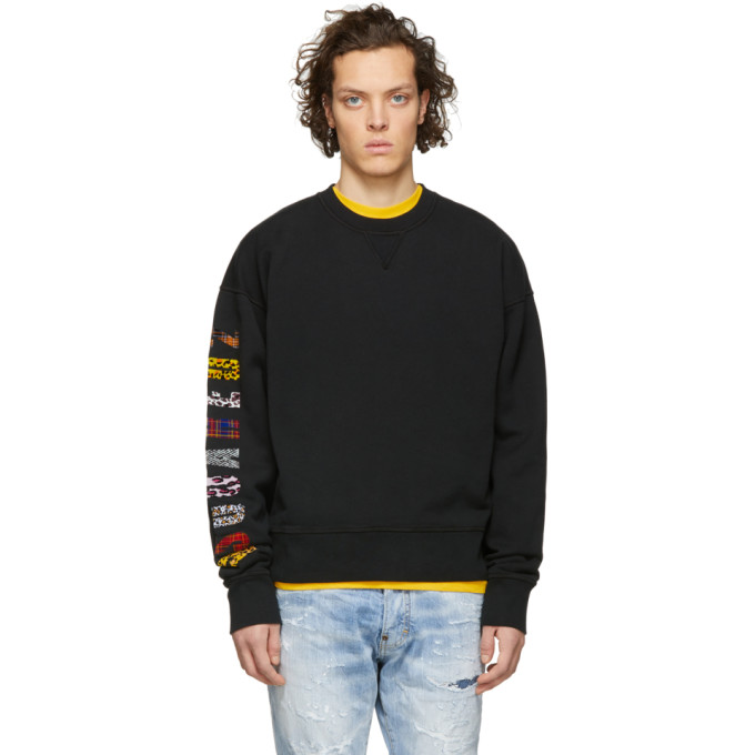 dsquared2 long sleeve logo sweatshirt