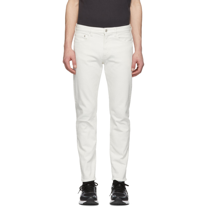 Jeanerica White Organic TM005 Tapered Jeans 191152M18600107