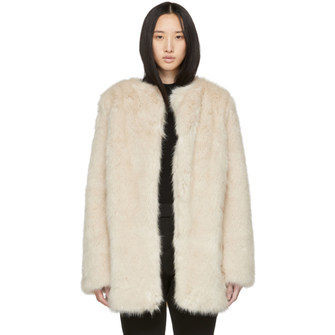 lipsy reversible faux fur coat