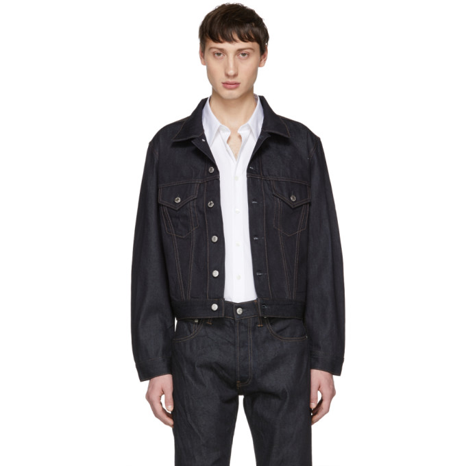 HELMUT LANG HELMUT LANG INDIGO DENIM MASC TRUCKER JACKET