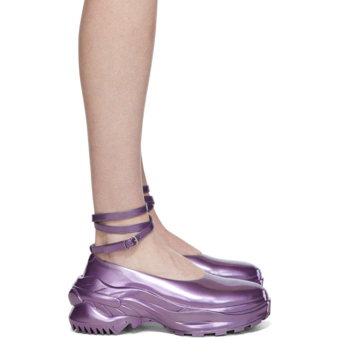 Maison Margiela Purple Ankle Strap 