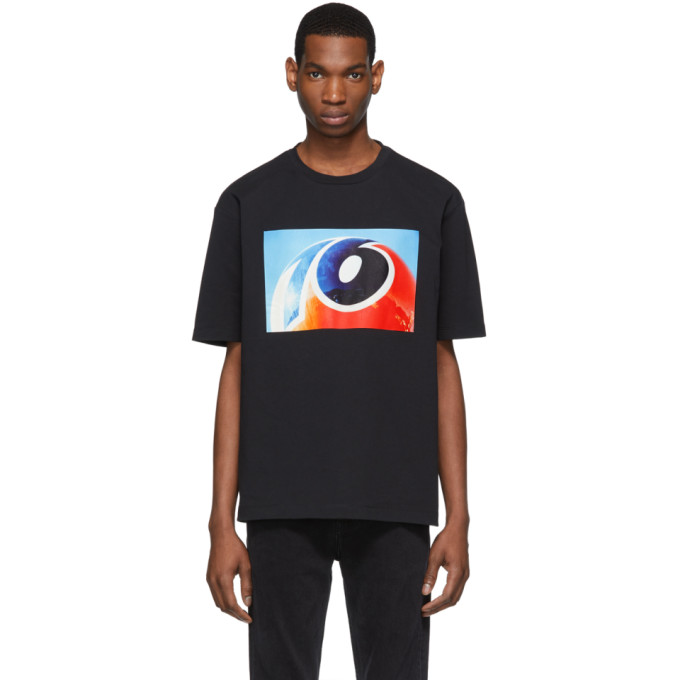 Calvin Klein Jeans Est. 1978 T-shirts CALVIN KLEIN JEANS EST. 1978 BLACK ENVIRONMENTAL COMMUNICATIONS GRAPHIC T-SHIRT
