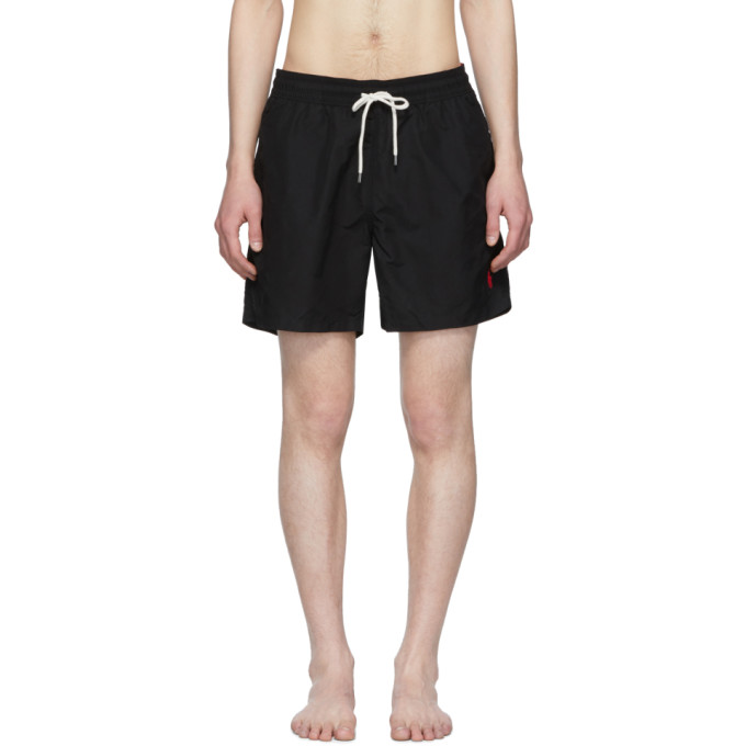 POLO RALPH LAUREN POLO RALPH LAUREN BLACK TRAVELER SWIM SHORTS