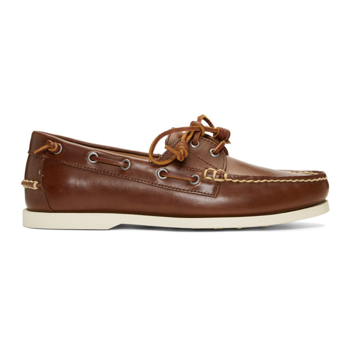 polo ralph lauren merton leather boat shoe