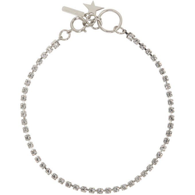 JUSTINE CLENQUET SILVER COOPER CHOKER