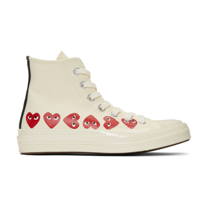 white converse high tops heart