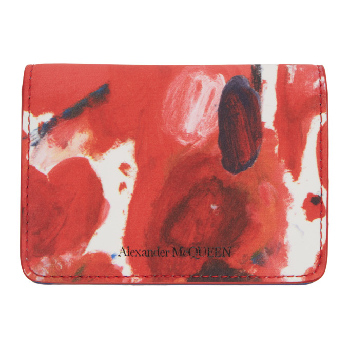 Alexander Mcqueen Multicolor Business Card Holder 191259m16301101