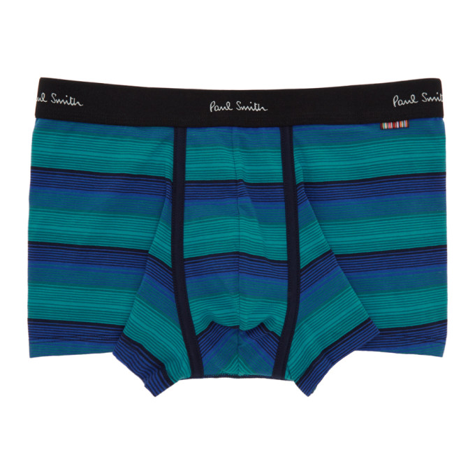 Paul Smith Blue Stripe Boxer Briefs 191260M21601004