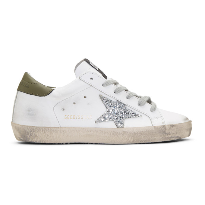 golden goose green sneakers