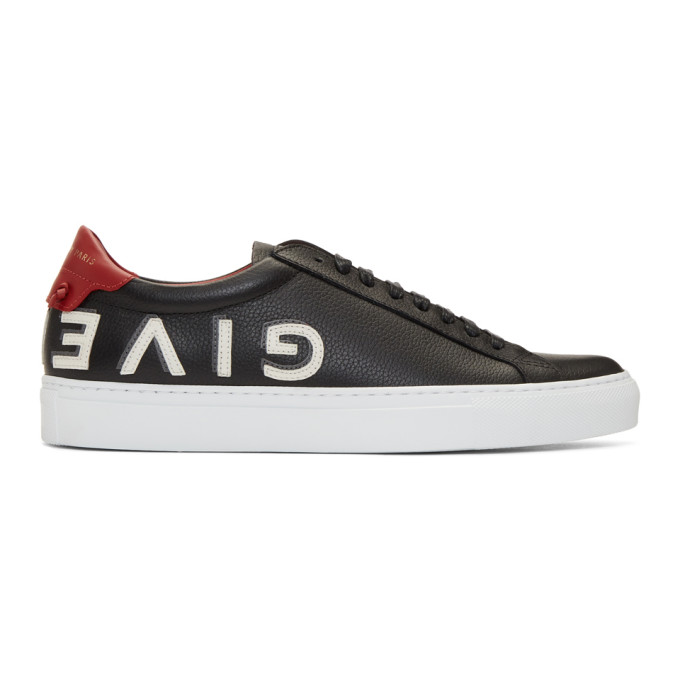 givenchy black elastic urban knots sneakers