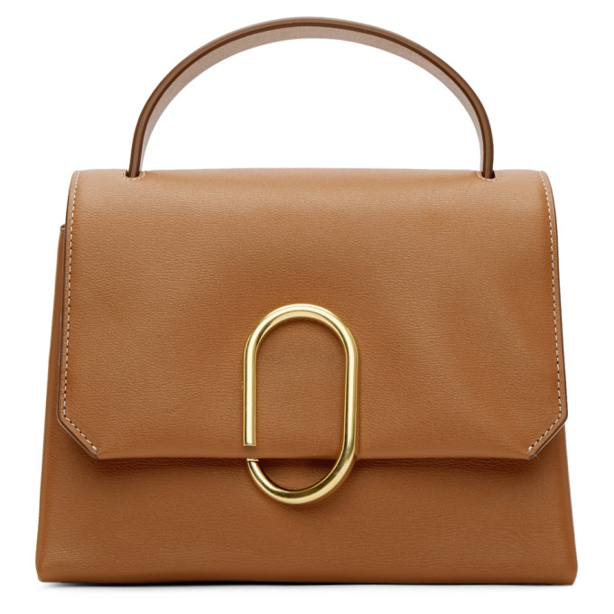 3.1 Phillip Lim Brown Mini Alix Top Handle Satchel