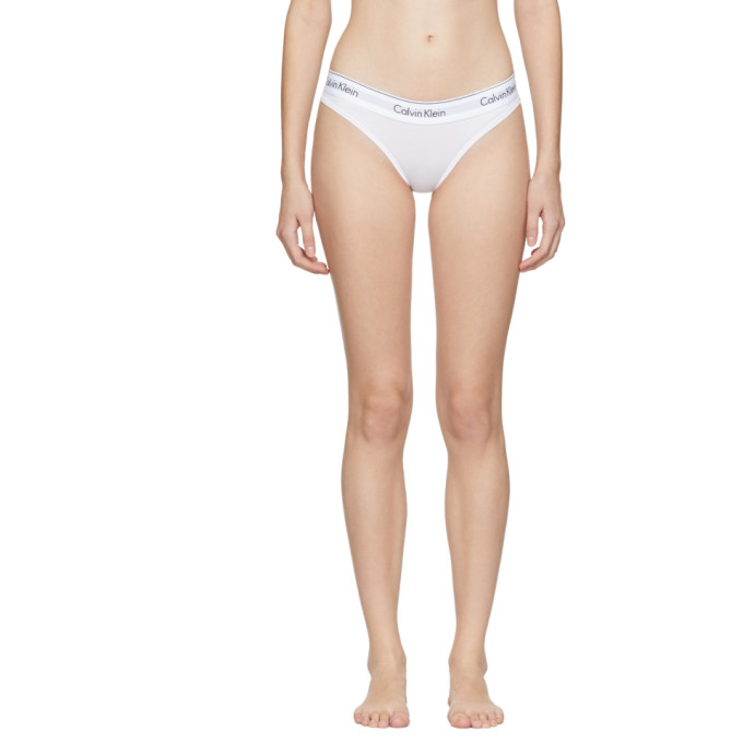 Calvin Klein Underwear White Modern Bikini Briefs 191325F07400303