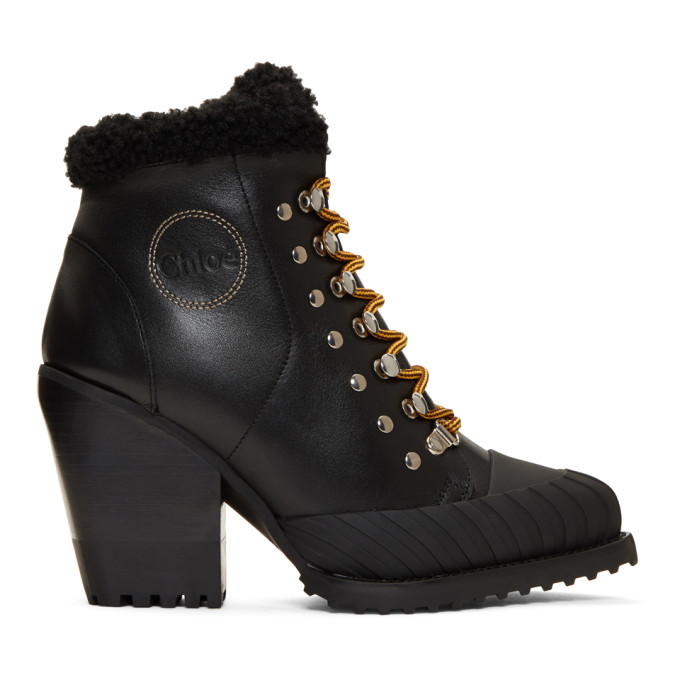 Chloe Black Lined Rylee Mountain Boots