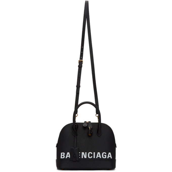 Balenciaga Black Small Ville Top Handle Bag
