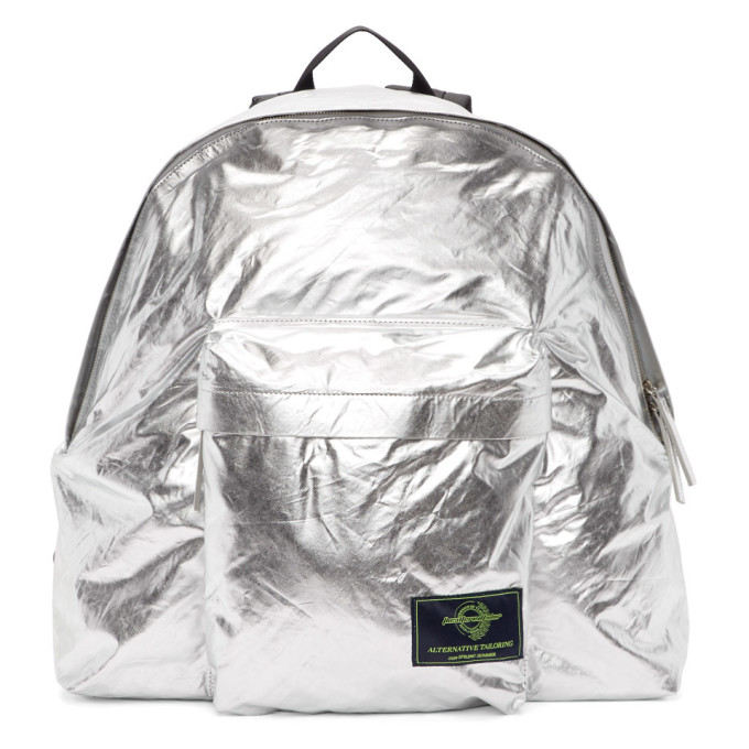 Juun.j Backpacks JUUN.J SILVER ALTERNATIVE TAILORING BACKPACK
