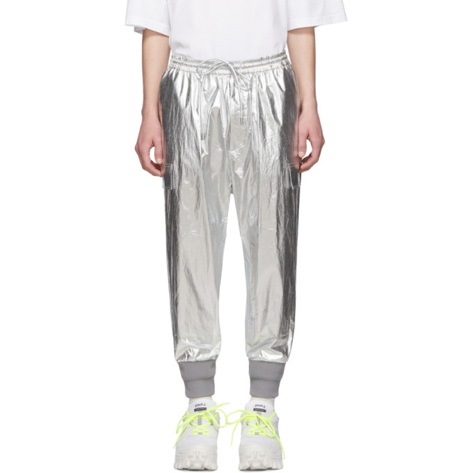 Juun.j Pants JUUN.J SILVER TAPERED LOUNGE PANTS