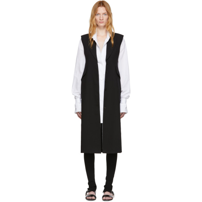 ANN DEMEULEMEESTER ANN DEMEULEMEESTER BLACK LIGHTLAINE COAT