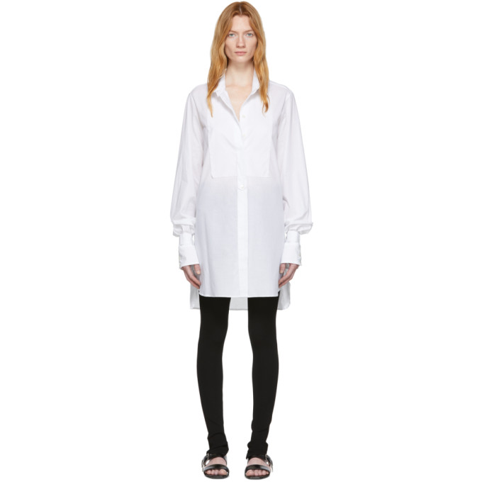 ANN DEMEULEMEESTER ANN DEMEULEMEESTER WHITE COTTON SHIRT