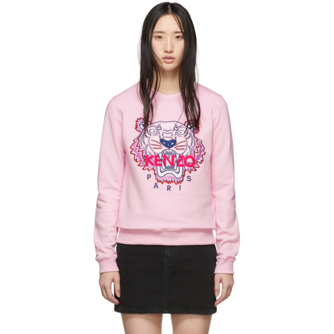 kenzo pink tiger sweatshirt