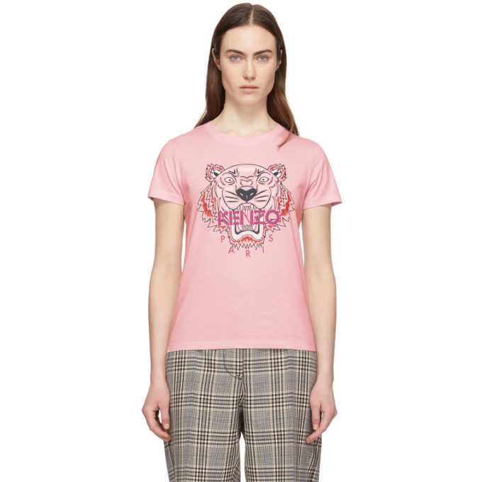 kenzo pink tiger t shirt