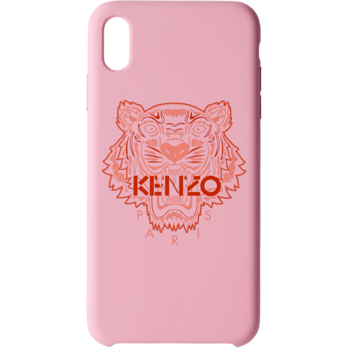 Kenzo Pink and Red Tiger iPhone Xand Case