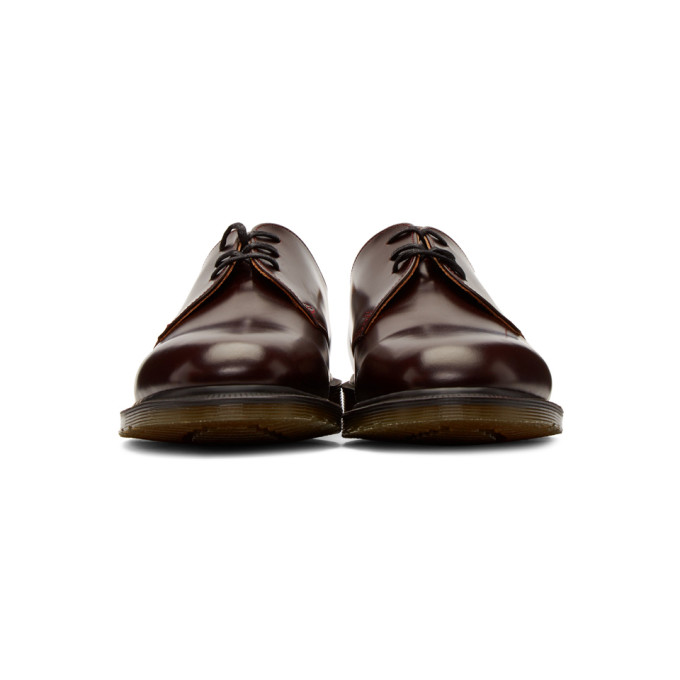 DR. MARTENS' DR. MARTENS BURGUNDY MADE IN ENGLAND ARCHIE DERBYS