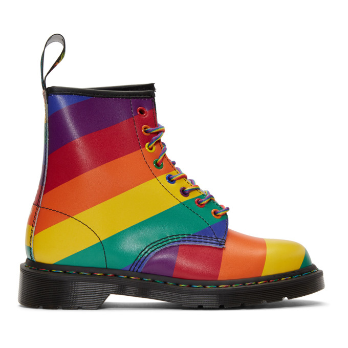 doc martens rainbow 1460