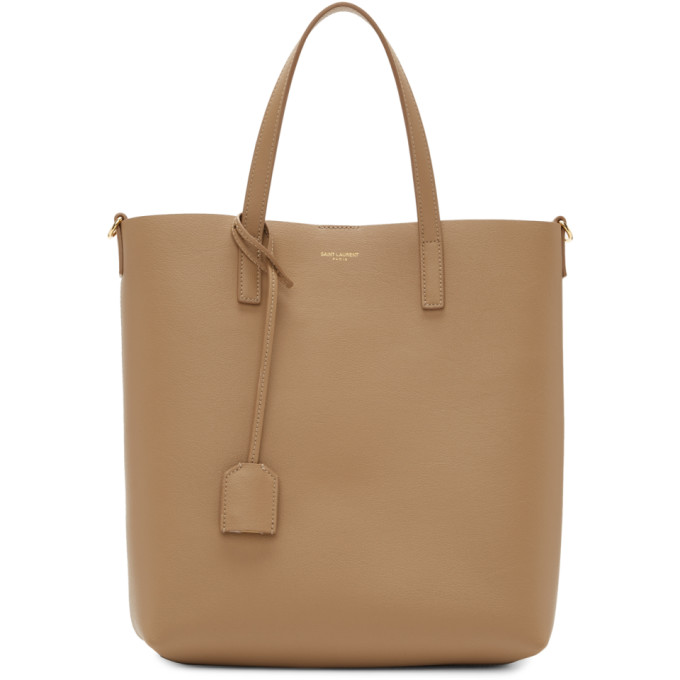 Saint Laurent Taupe Toy North/South Shopping Tote