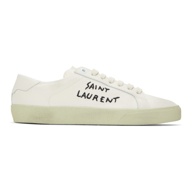 saint laurent beige sneakers