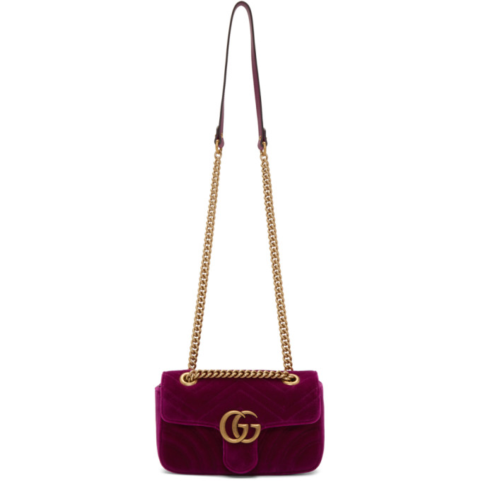 gucci purple marmont bag