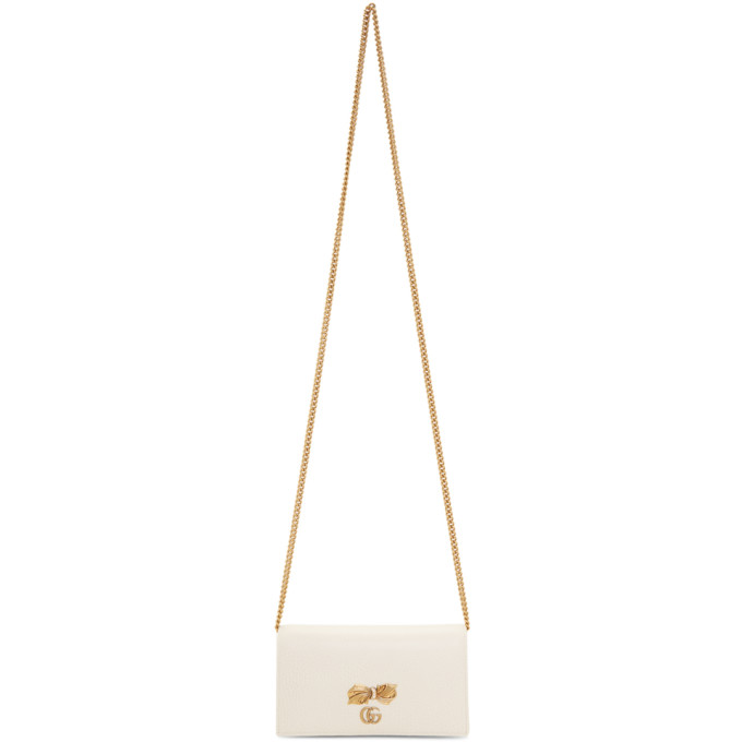 gucci wallet on chain white
