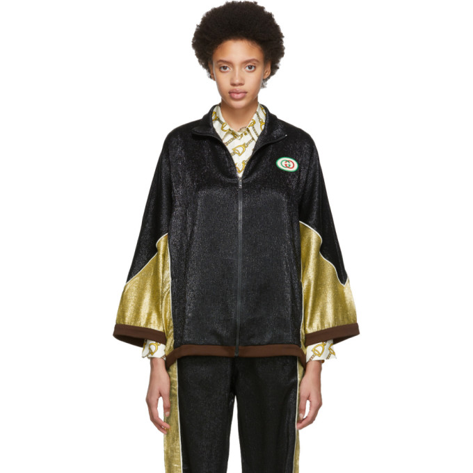 black and gold gucci jacket