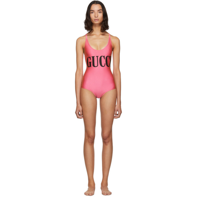 gucci bathing suit pink