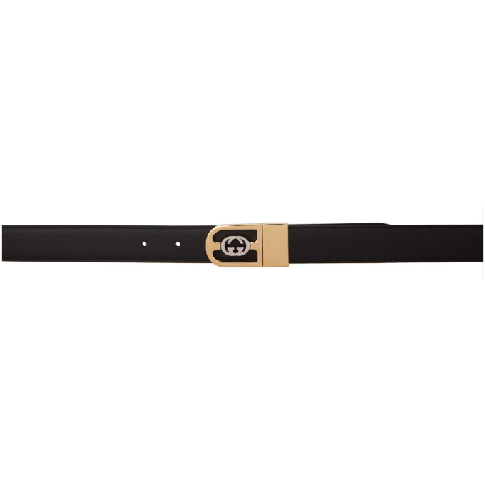 gucci reversible belt with interlocking g buckle