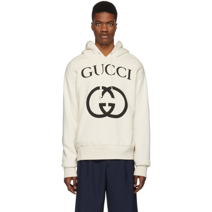 gucci hooded sweatshirt with interlocking g