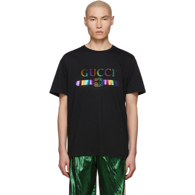 Iridescent Logo T-shirt In Cotton | ModeSens