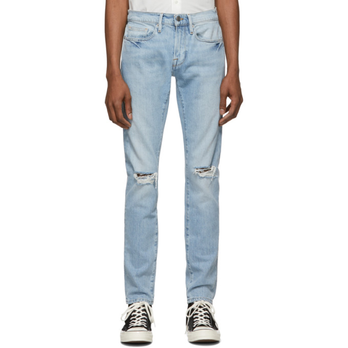 Frame Blue LHomme Skinny Jeans 191455M18601406