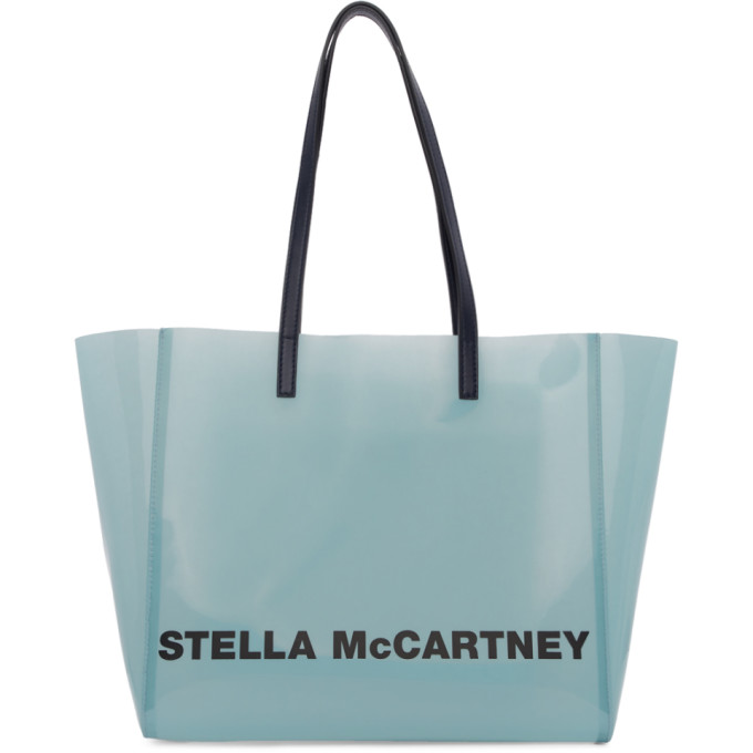 Stella McCartney Blue Small Clear Tote