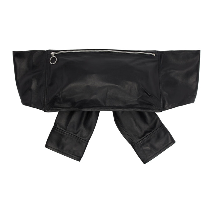 Kara Bags KARA BLACK SHIRT WAIST BAG