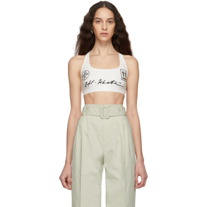 OFF-WHITE OFF-WHITE WHITE BASIC BRA