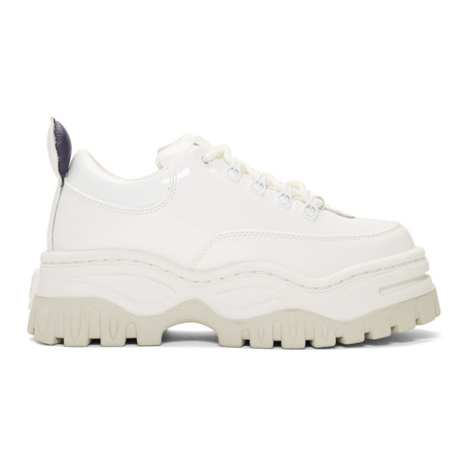 eytys white patent angel sneakers