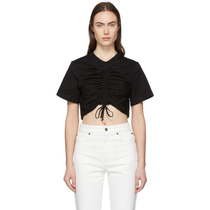 ruched front t shirt