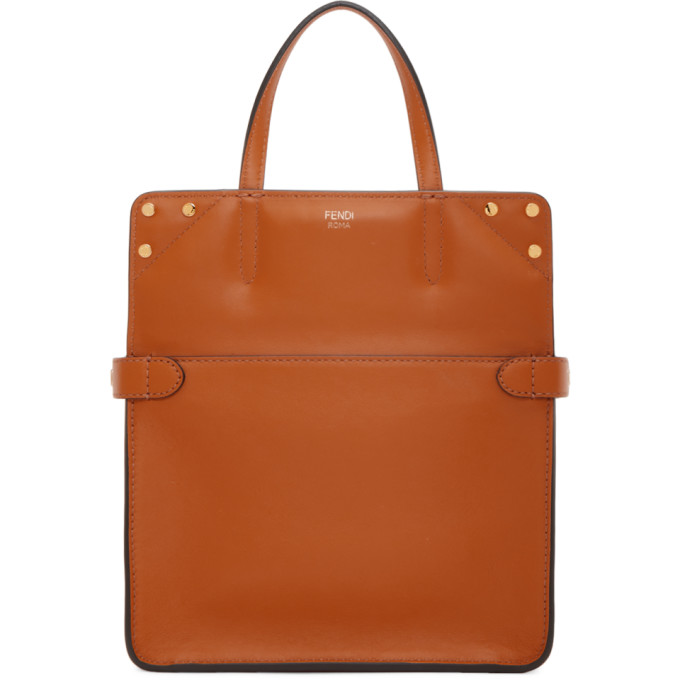 Fendi Orange Small Forever Flip Bag In F16Go Orang