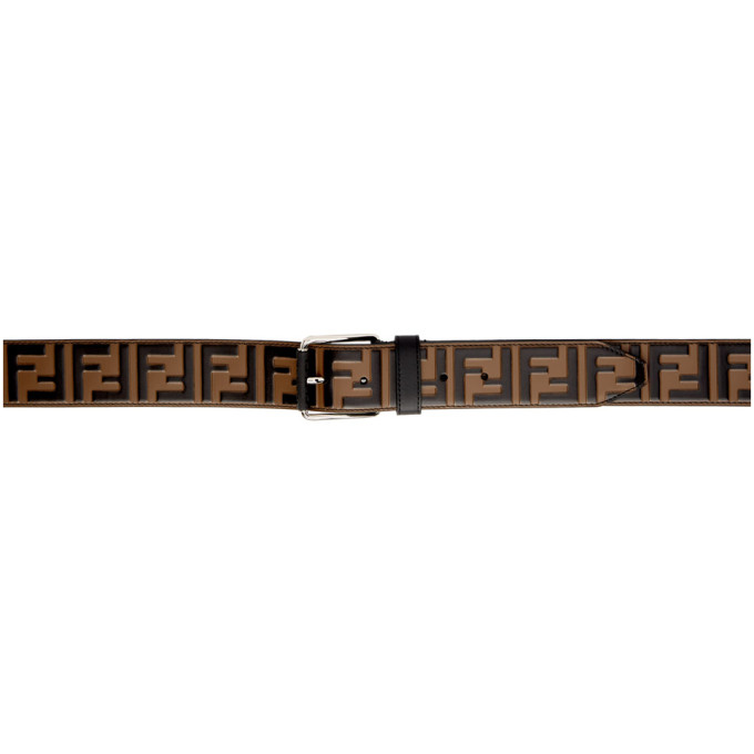 fendi embossed belt