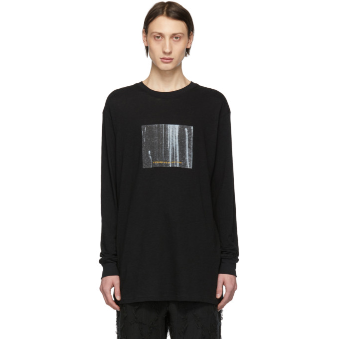 Song For The Mute T-shirts SONG FOR THE MUTE BLACK CACTUS LONG SLEEVE T-SHIRT