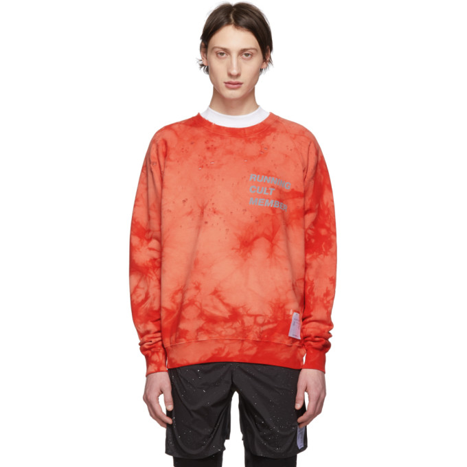 Satisfy T-shirts SATISFY RED CULT MOTH EATEN SWEATSHIRT