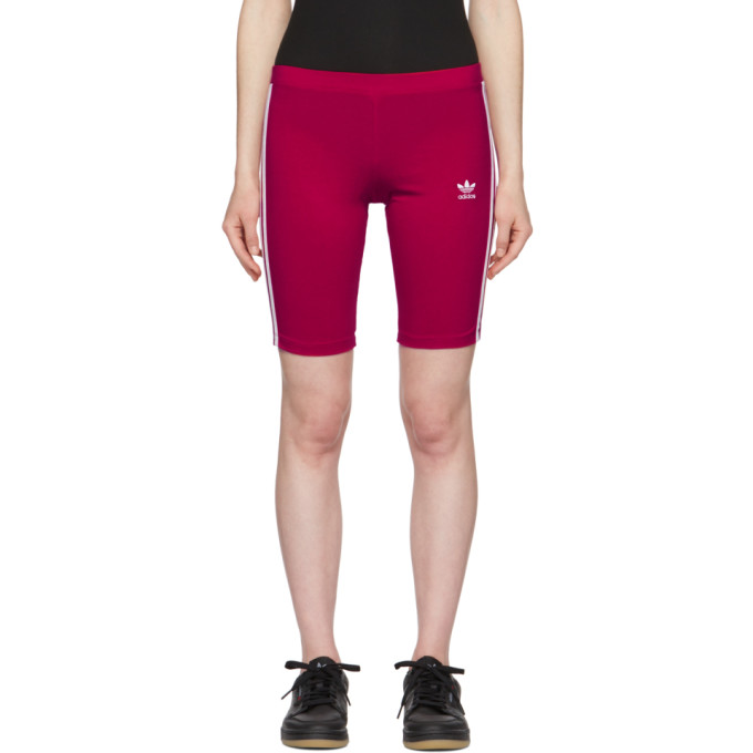 ADIDAS ORIGINALS ADIDAS ORIGINALS PINK ADICOLOR CYCLING SHORTS