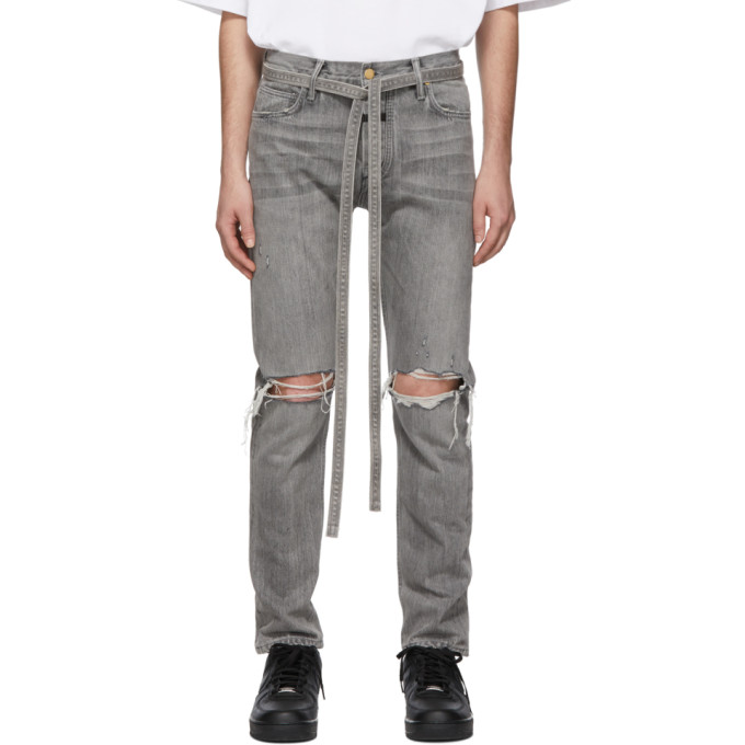 fear of god essentials skinny taper jeans