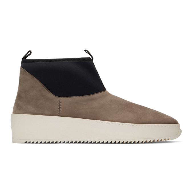 Fear of God Brown and Black Polar Wolf Boots