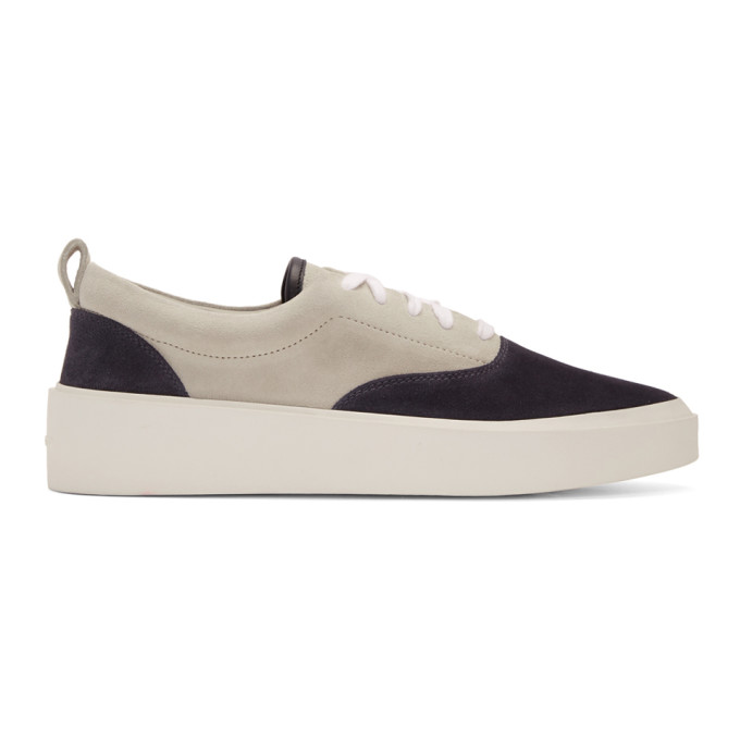Fear of God Black & Grey Suede Sneakers